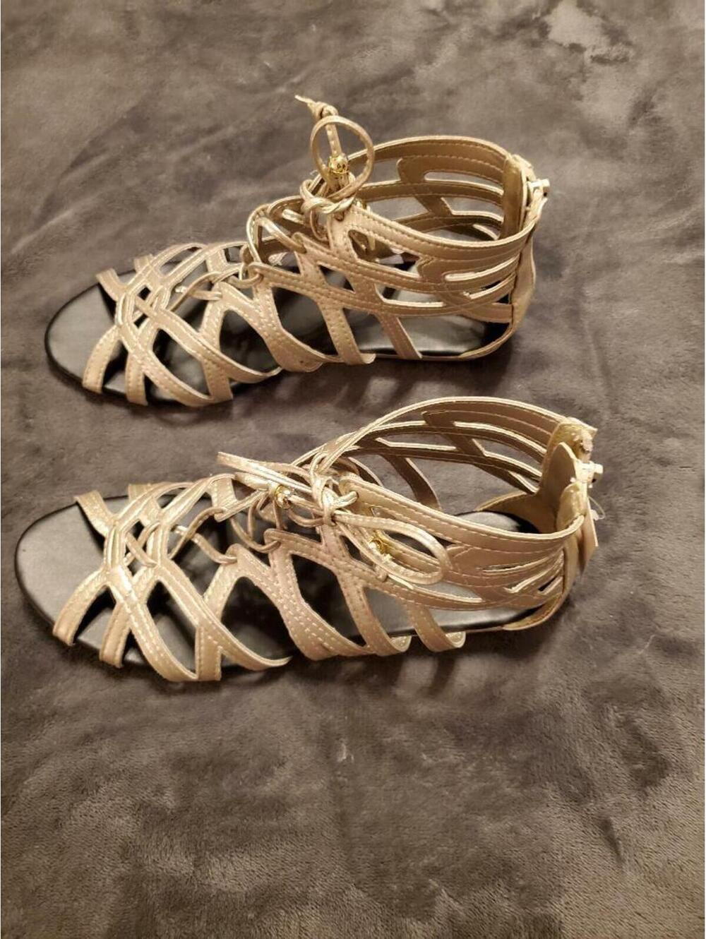 GOLD SANDALS - BRAND NEW WITH TAG